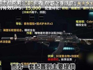 使命召唤中的战术装备：AKS74U配装方案全面详解