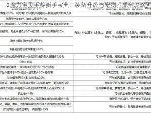 《魔力宝贝手游新手宝典：装备升级与宠物养成全攻略》