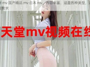 亚洲 mv 国产精品 mv 日本 mv，内容丰富，涵盖各种类型，满足不同需求