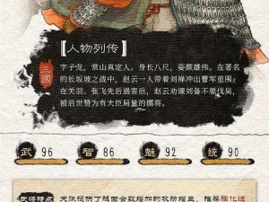 三国志传奇：赵云传的魅力与精彩解读