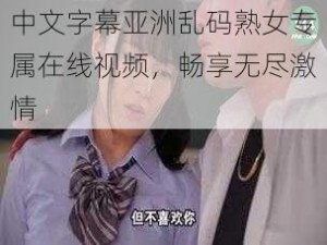 中文字幕亚洲乱码熟女专属在线视频，畅享无尽激情