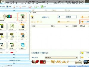 一级片mp4 如何获取一级片 mp4 格式的视频资源？