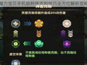 魔力宝贝手机版种族克制技巧全方位解析攻略