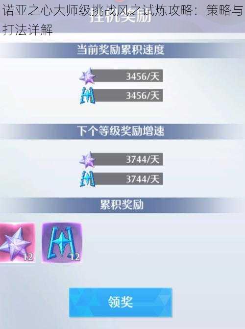 诺亚之心大师级挑战风之试炼攻略：策略与打法详解