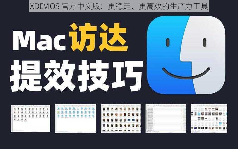 XDEVIOS 官方中文版：更稳定、更高效的生产力工具