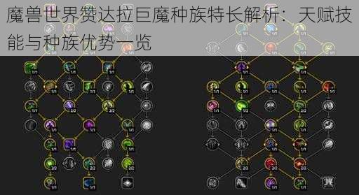 魔兽世界赞达拉巨魔种族特长解析：天赋技能与种族优势一览