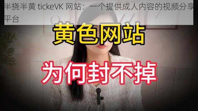 半挠半黄 tickeVK 网站：一个提供成人内容的视频分享平台