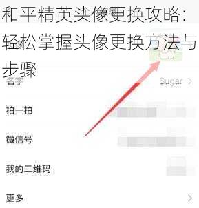 和平精英头像更换攻略：轻松掌握头像更换方法与步骤