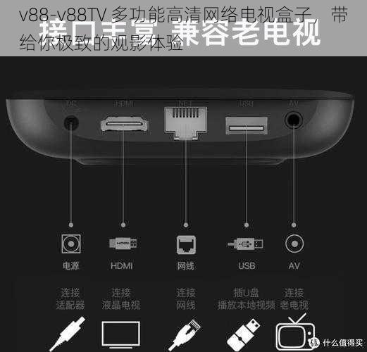 v88-v88TV 多功能高清网络电视盒子，带给你极致的观影体验