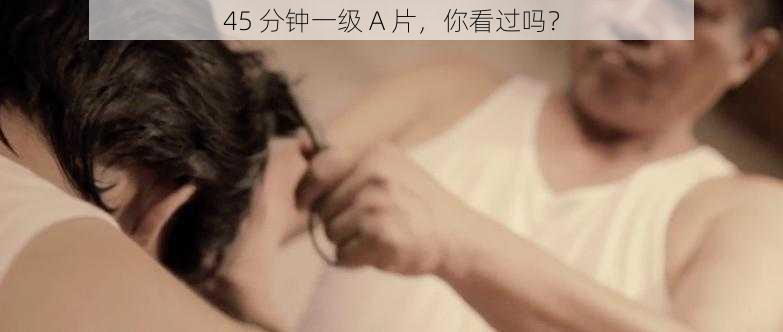 45 分钟一级 A 片，你看过吗？