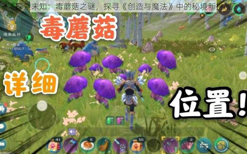 探索未知：毒蘑菇之谜，探寻《创造与魔法》中的秘境新挑战