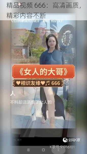 精品视频 666：高清画质，精彩内容不断