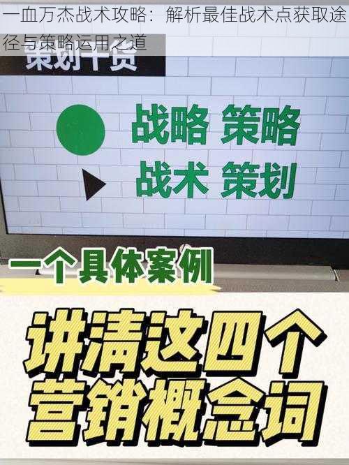 一血万杰战术攻略：解析最佳战术点获取途径与策略运用之道