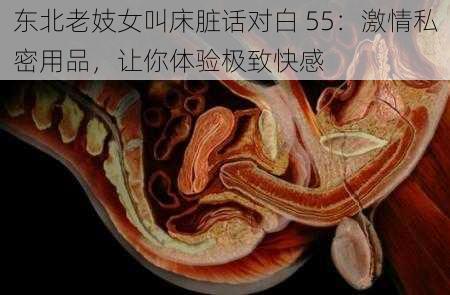 东北老妓女叫床脏话对白 55：激情私密用品，让你体验极致快感