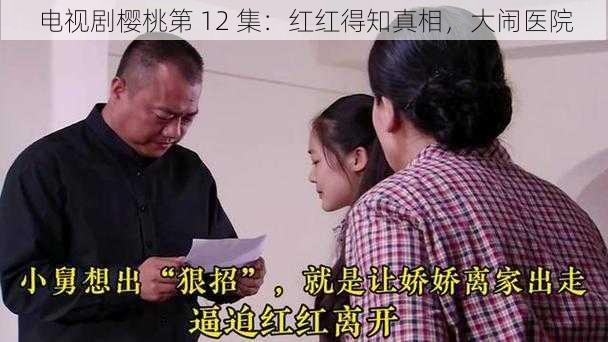 电视剧樱桃第 12 集：红红得知真相，大闹医院