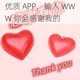 优质 APP，输入 WWW 你会感谢我的