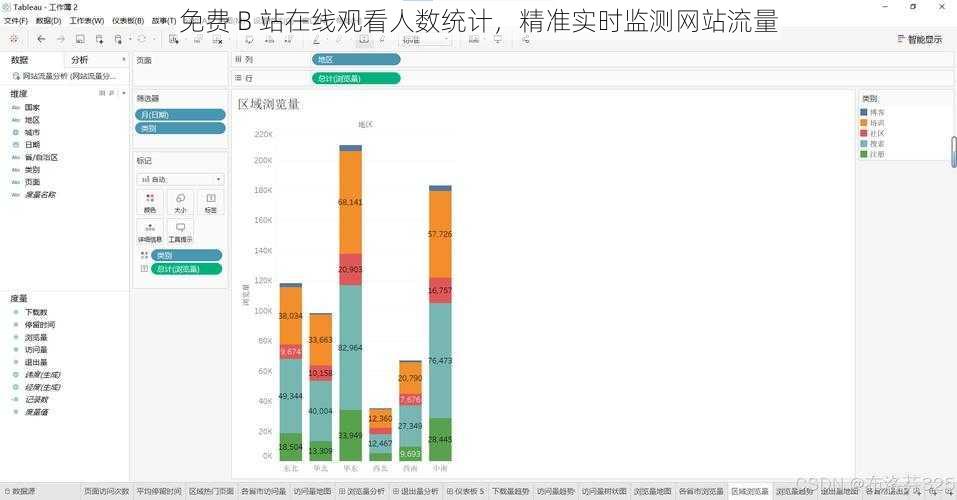 免费 B 站在线观看人数统计，精准实时监测网站流量