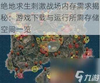 绝地求生刺激战场内存需求揭秘：游戏下载与运行所需存储空间一览