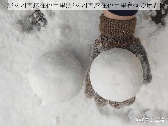 那两团雪球在他手里(那两团雪球在他手里有何妙用？)