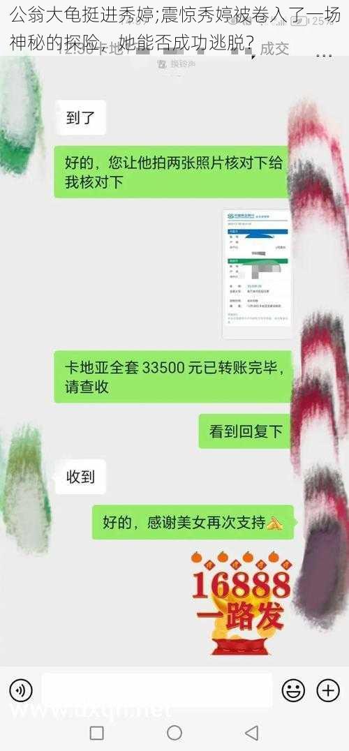 公翁大龟挺进秀婷;震惊秀婷被卷入了一场神秘的探险，她能否成功逃脱？