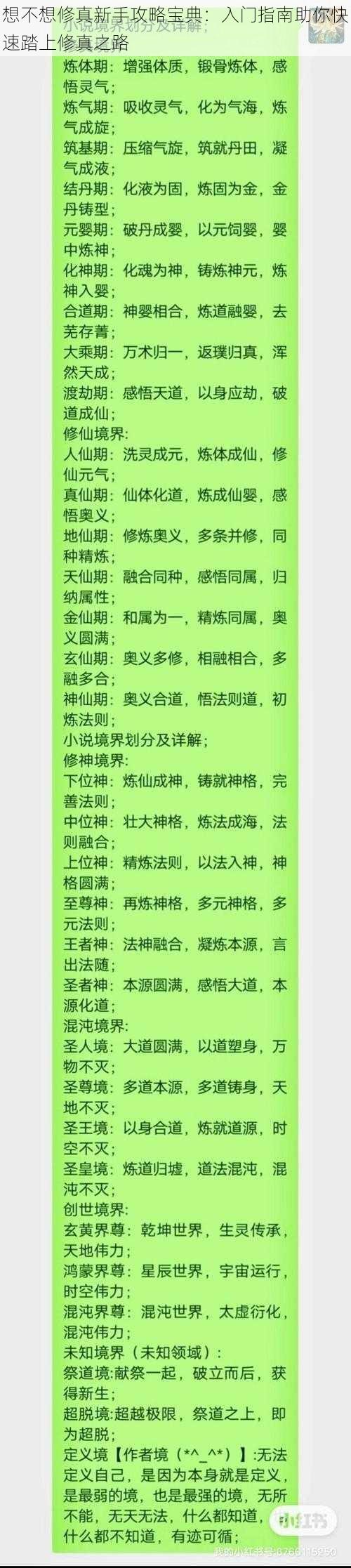 想不想修真新手攻略宝典：入门指南助你快速踏上修真之路