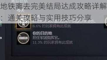 地铁离去完美结局达成攻略详解：通关攻略与实用技巧分享