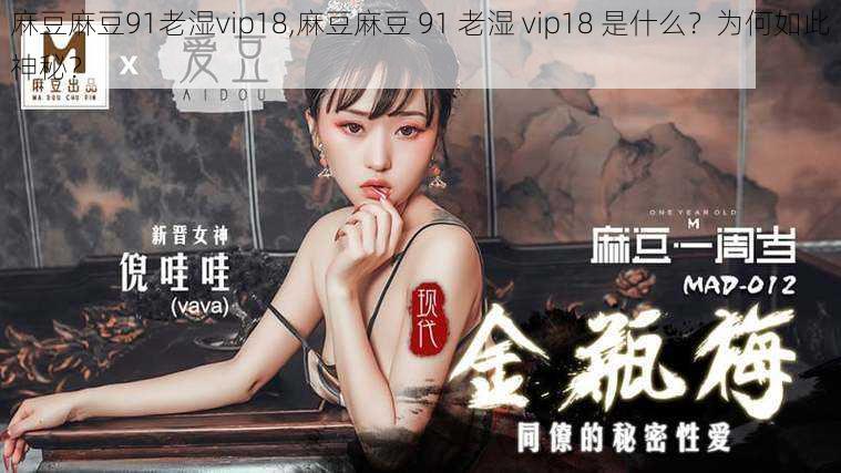 麻豆麻豆91老湿vip18,麻豆麻豆 91 老湿 vip18 是什么？为何如此神秘？