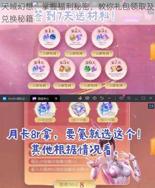 天域幻想：掌握福利秘密，教你礼包领取及兑换秘籍