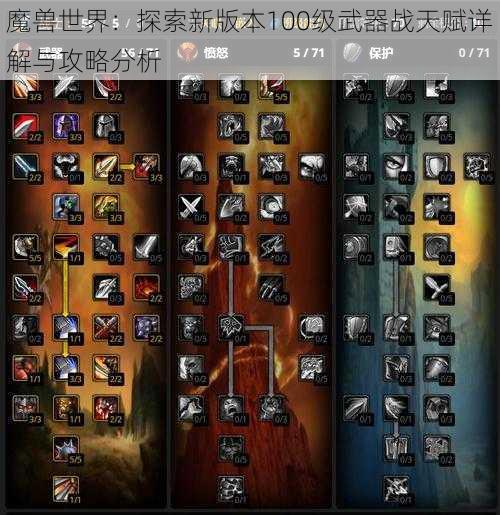 魔兽世界：探索新版本100级武器战天赋详解与攻略分析