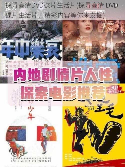 探寻高清DVD碟片生活片(探寻高清 DVD 碟片生活片：精彩内容等你来发掘)