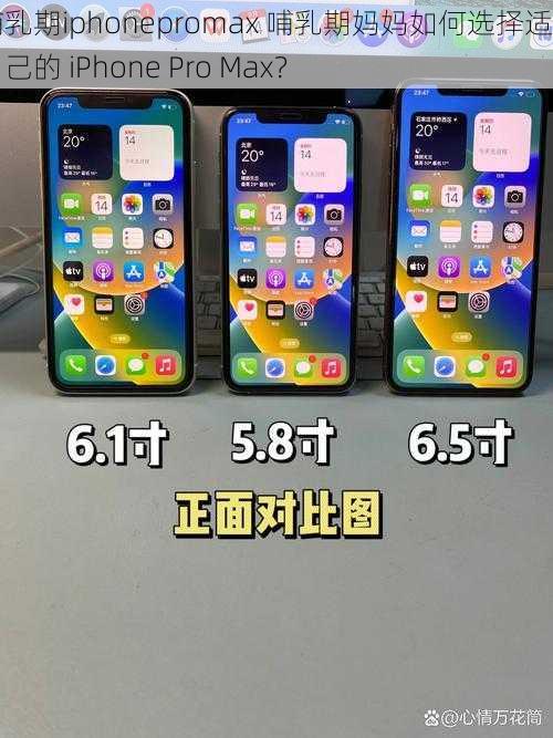 哺乳期iphonepromax 哺乳期妈妈如何选择适合自己的 iPhone Pro Max？