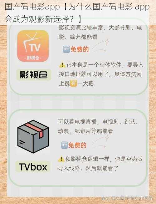 国产码电影app【为什么国产码电影 app 会成为观影新选择？】